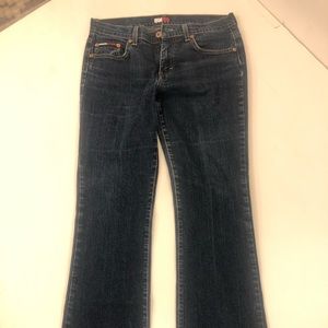 TOMMY HILFIGER Womens Vintage Waist 30-31 Fray 90s